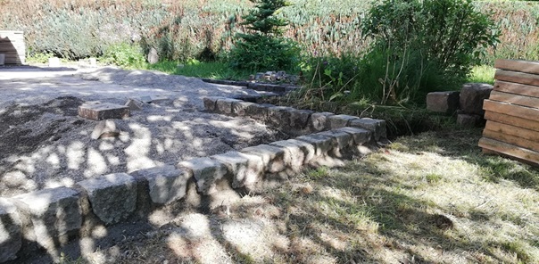 Anbindung an Bestand NW-Dienstleistungen - Garten- und Landschaftsbau Allgäu